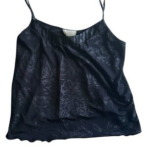 Expressions Black Floral Camisole (A21)